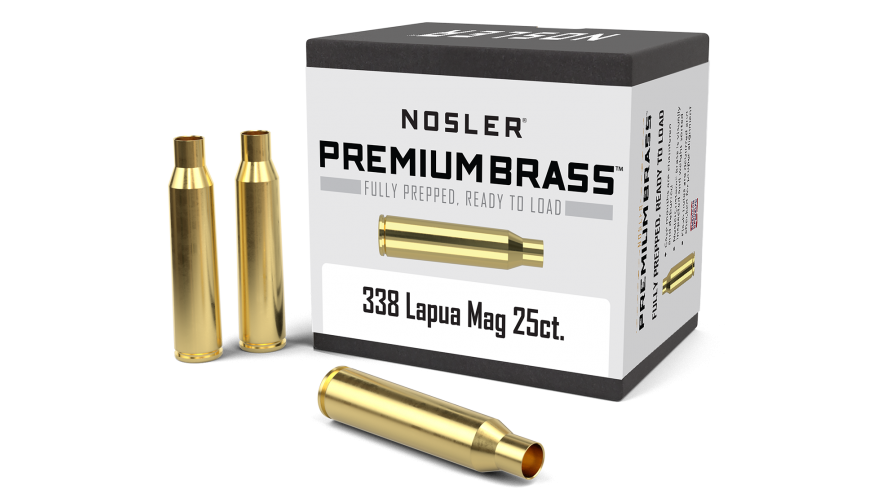 Nosler 338 Lapua Magnum Brass 25 Count