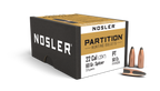 Nosler .224 Diameter 60 Grain Sptizer Partition 50 Count Bullets