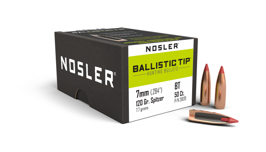 Nosler .284 Diameter 120 Grain Polymer Tip Ballistic Tip 50 Count Bullets