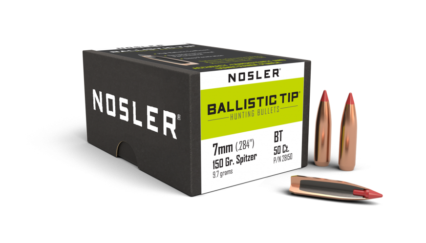 Nosler .284 Diameter 150 Grain Polymer Tip Ballistic Tip 50 Count Bullets