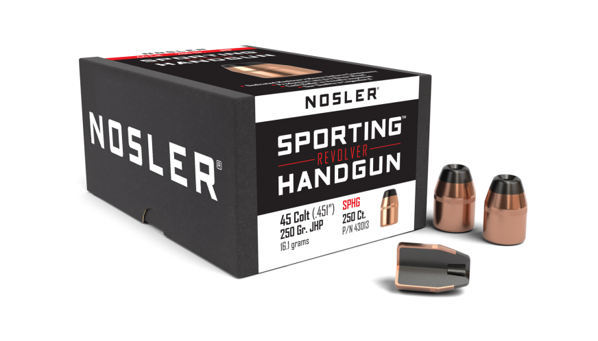 Nosler .451 Diameter 250 Grain Jacketed Hollow Point 100 Count Bullets (45 Colt)
