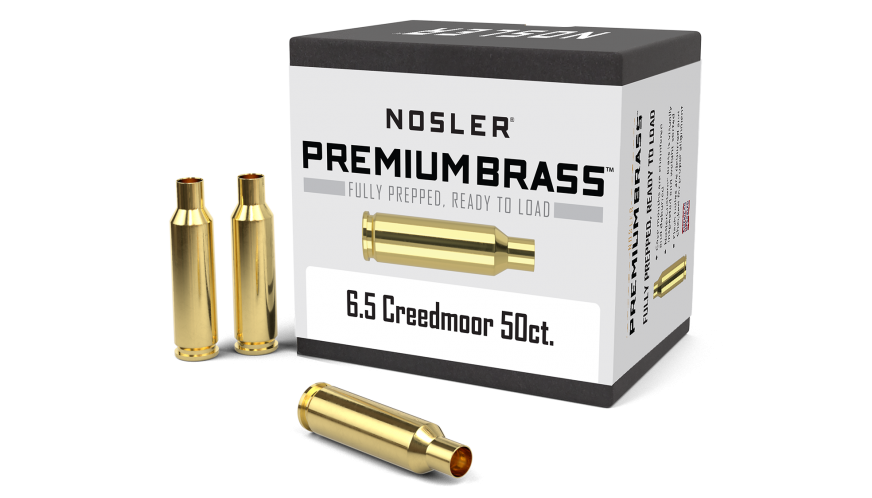 Nosler 6.5 Creedmoor Brass 50 Count