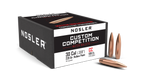 Nosler .308 Diameter 220 Grain Hollow Point Boat Tail Custom Competition 100 Count Bullets