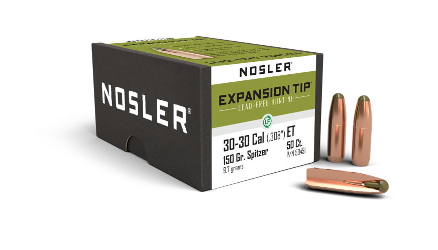 Nosler .308 Diameter 150 Grain Round Nose E-Tip 50 Count Bullets