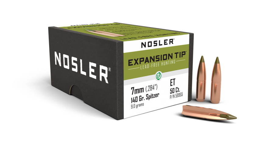 Nosler .284 Diameter 140 Grain Polymer Tip E-Tip 50 Count Bullets