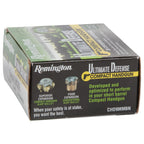 Remington Ammunition 9mm Luger 124 Grain Bonded Jacketed Hollow Point 20 Count