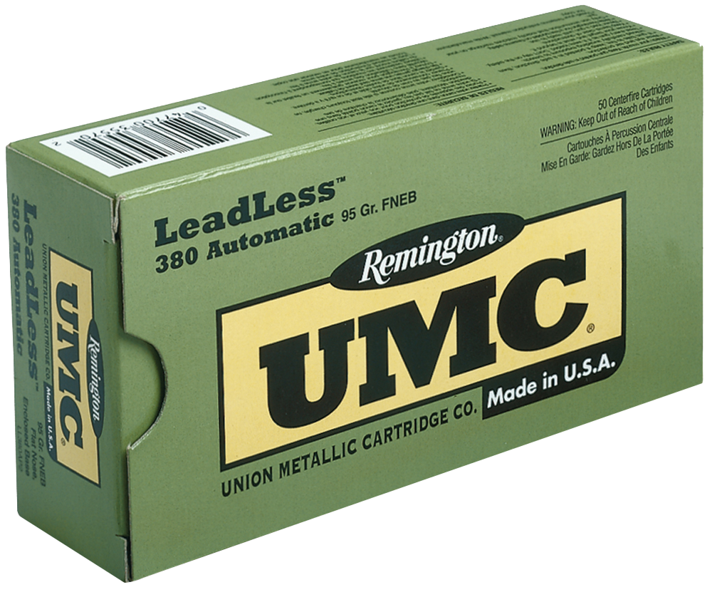 Remington Ammunition 380 ACP 95 Grain Full Metal Jacket 50 Count