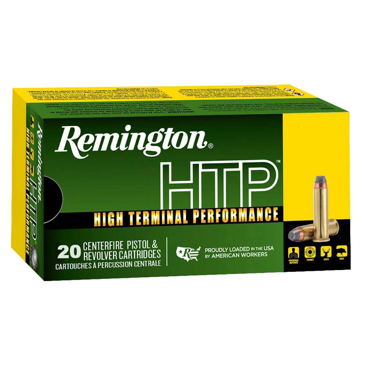 Remington Ammunition 357 Magnum 125 Grain Semi Jacketed Hollow Point 20 Count