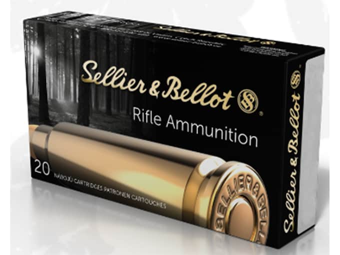 Sellier & Bellot Ammunition 6.5 Creedmoor 156 Grain Jacketed Soft Point 20 Count
