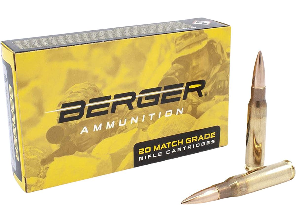 Berger Ammunition 308 Winchester 175 Grain Open Tip Match 20 Count