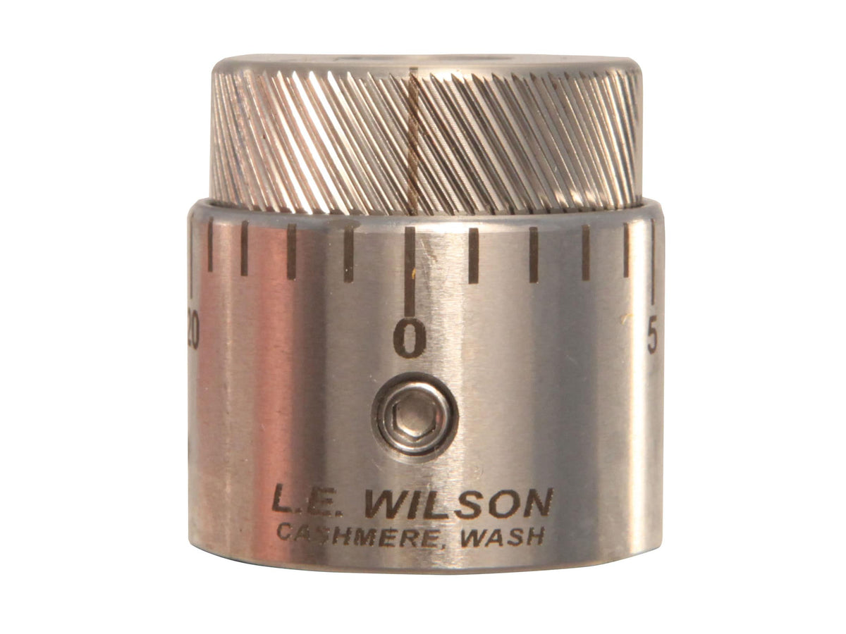 L.E. Wilson Micro-Adjustable Bullet Seater Cap