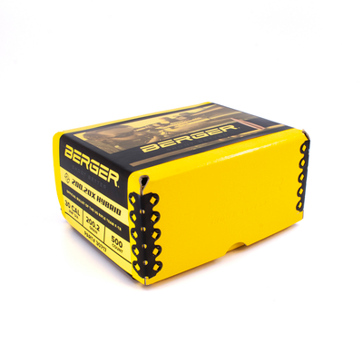 Berger .308 Diameter 200 Grain Open Tip Match Box of Hybrid Target 200.20X 500 Count Bullets
