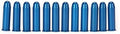 A-Zoom Action Proving Dummy Round 357 Magnum Blue Pack of 12