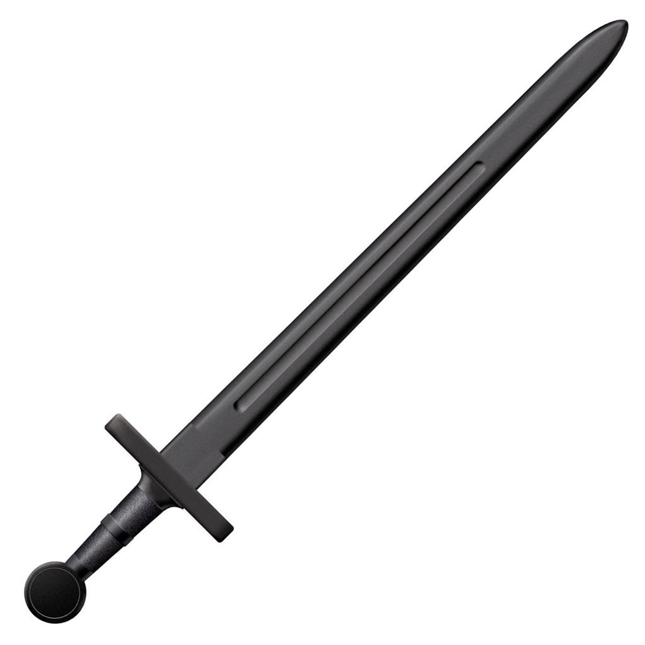 Cold Steel Medieval Training Sword 32.25" Spear Point Polypropylene Black