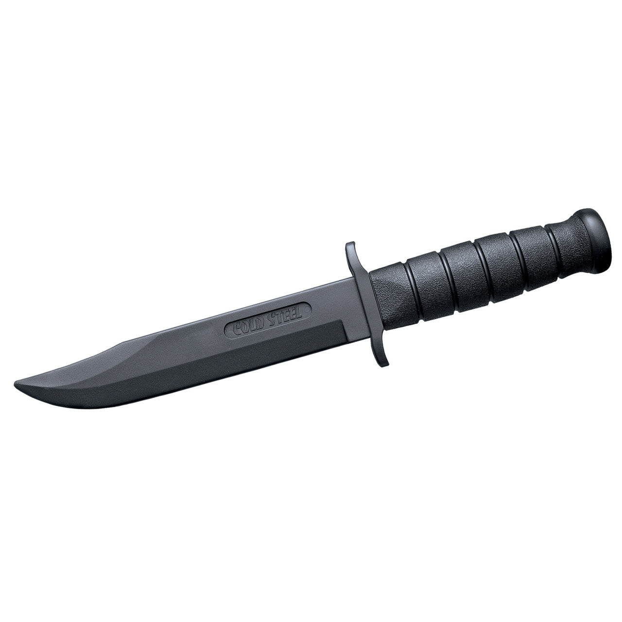 Cold Steel Leatherneck Fixed Blade Training Knife 7" Clip Point Santoprene Black
