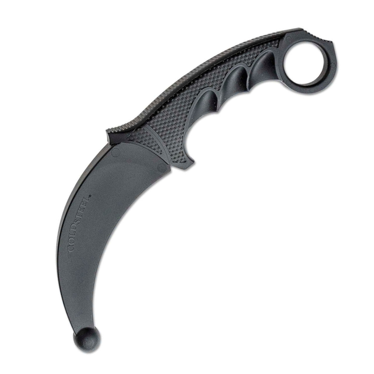 Cold Steel Karambit Fixed Blade Training Knife 4" Tanto Santoprene Black