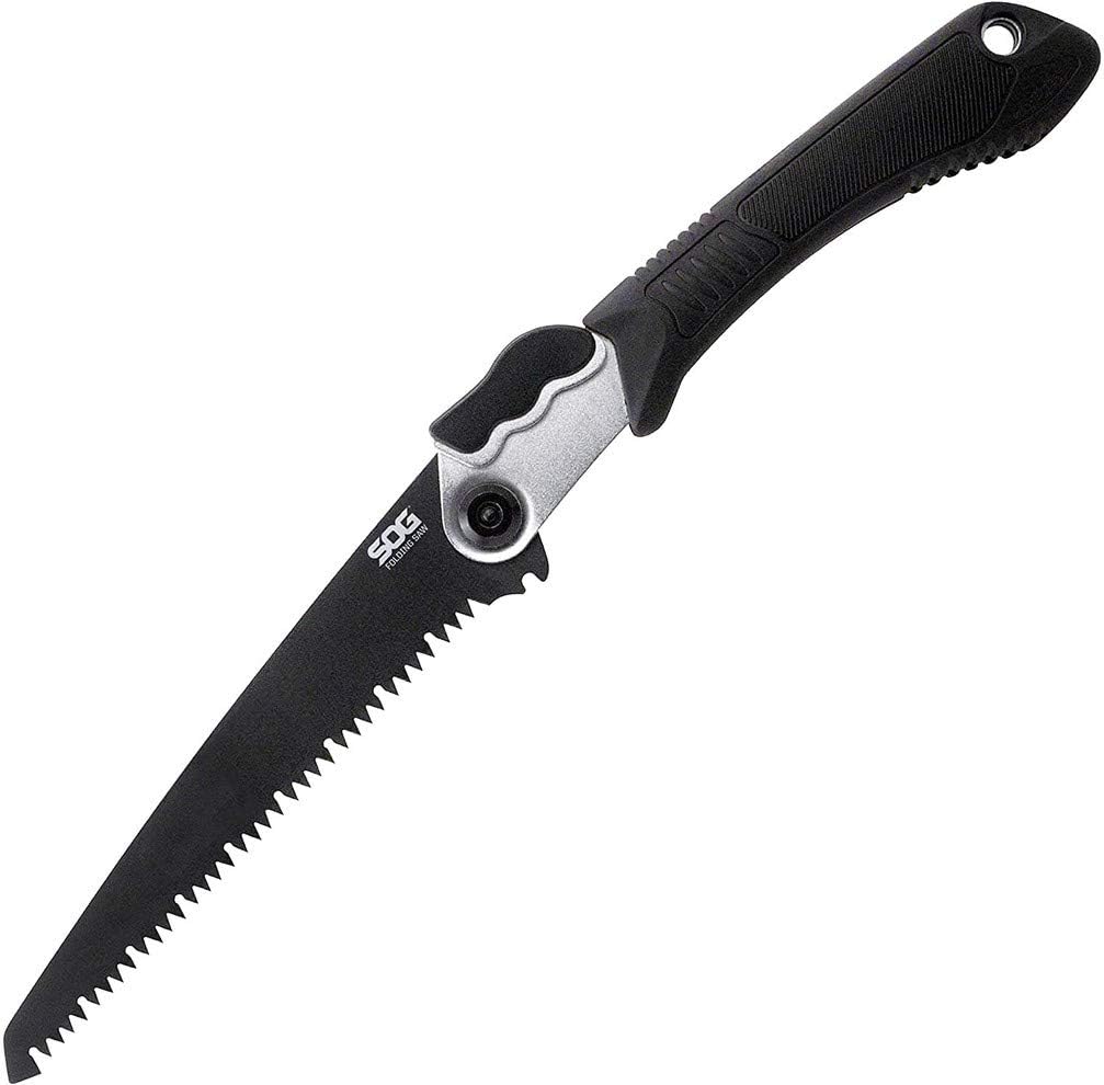 SOG Folding Camp Saw 8.25" Blade Black 17.25" Overall Length