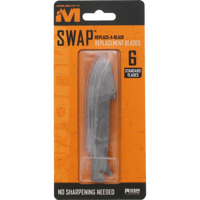 Muddy Swap Replace-A -Blade Replacement Blades 3.5 420-J2 Steel Pack of 6