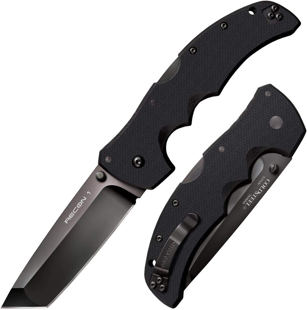 Cold Steel Recon 1 Series Folding Knife 4" Tanto Point