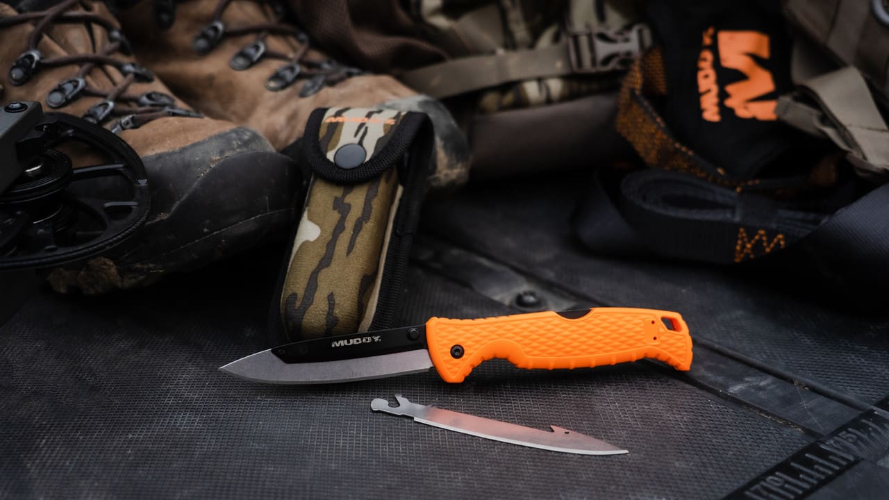 Muddy Swap Replace-A-Blade Folding Knife 3.5" Drop Point