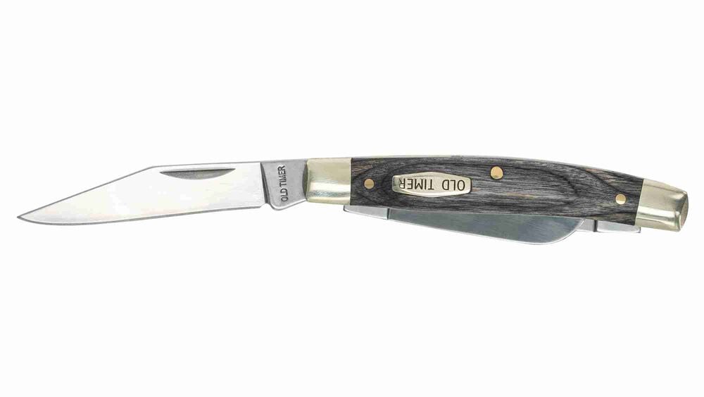 Old Timer Heritage Clip Point 3 Blade Pocket Knife 2.4 Inch Blade