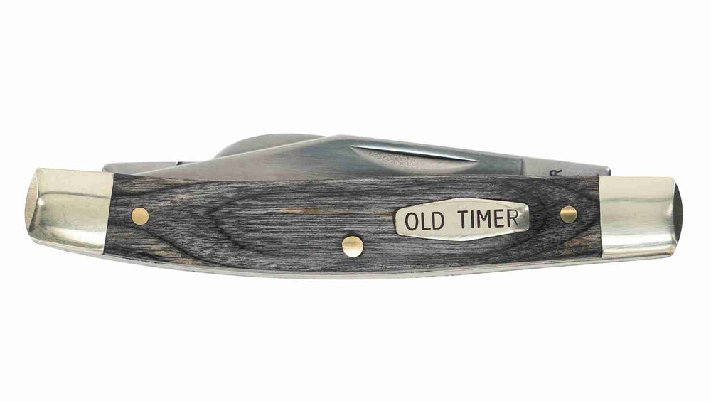 Old Timer Heritage Clip Point 3 Blade Pocket Knife 2.4 Inch Blade