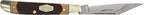 Old Timer Dog Leg Jack 2 Blade Folding Knife 2.3" Clip Point