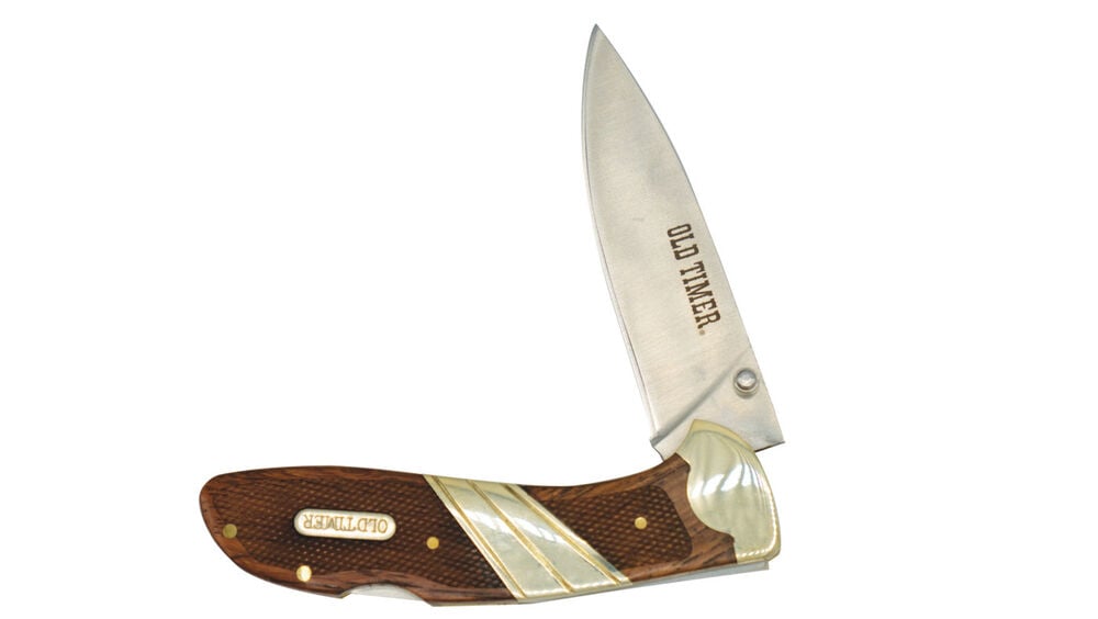 Old Timer Lockback Folding Knife 2.9" Drop Point