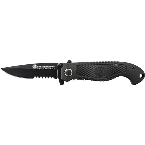 Smith & Wesson Special Tactical Assisted Opening Folding Knife 3.5" Drop Point