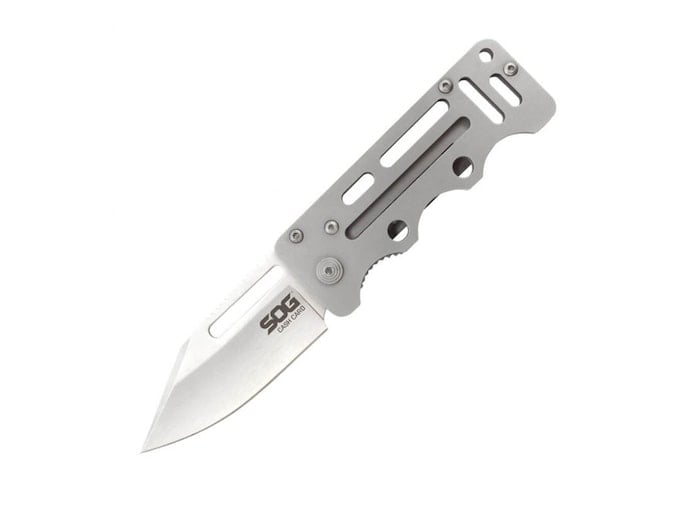 SOG Cash Card Clip Point Folding Pocket Knife 2.75 Inch Blade