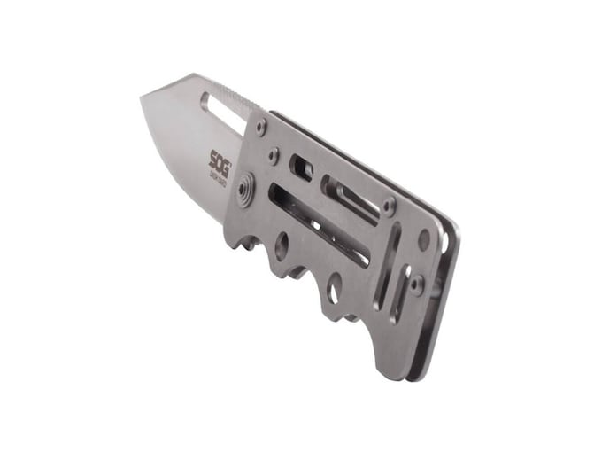 SOG Cash Card Clip Point Folding Pocket Knife 2.75 Inch Blade