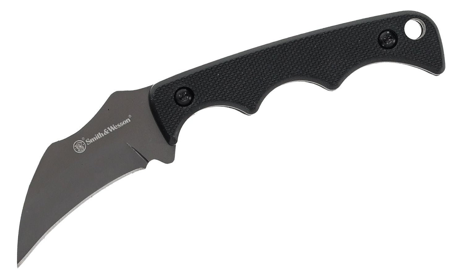 Smith & Wesson Knives H.R.T. Karambit Fixed Blade Neck Knife 2" Clip Point Plain Edge