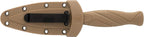 Smith & Wesson Knives FDE Fixed Blade 2.75 Clip Point Plain Edge