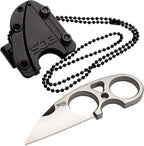SOG Snarl Fixed Blade 2.3" Sheepsfoot Plain Edge
