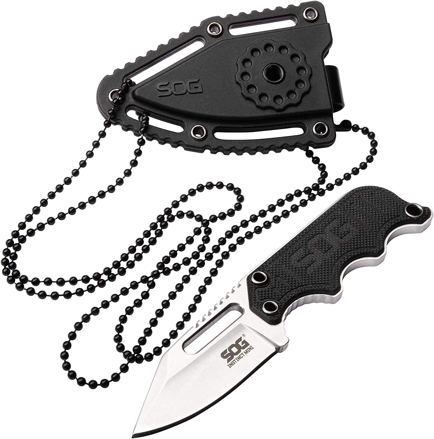 SOG Instinct Mini Fixed Blade 1.9" Clip Point Plain Edge