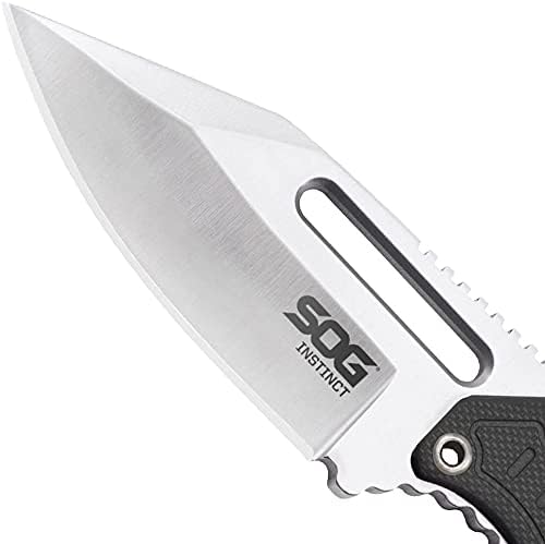 SOG Instinct Mini Fixed Blade 2.3" Clip Point Plain Edge