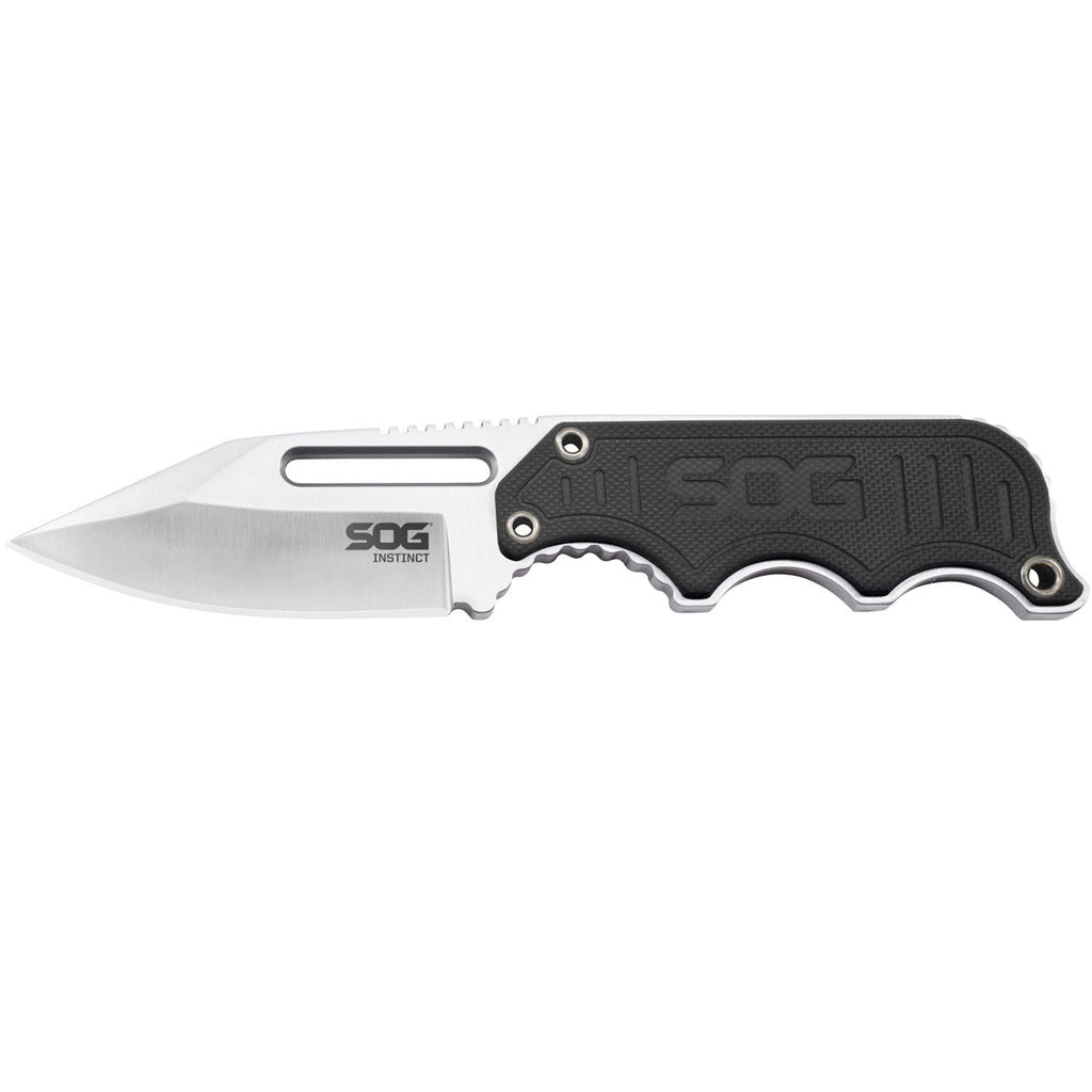 SOG Instinct Mini Fixed Blade 2.3" Clip Point Plain Edge