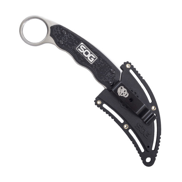 SOG Gambit Fixed Blade 2.58" Sheepsfoot Plain Edge