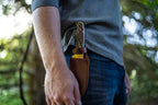 Uncle Henry Elk Hunter Fixed Blade Knife 4.3" Drop Point Plain Edge