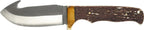 Uncle Henry Elk Hunter Fixed Blade Knife 4.3" Drop Point Plain Edge