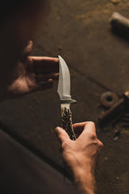 Uncle Henry Staglon Fixed Blade 4.25" Clip Point Plain Edge