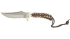 Uncle Henry Staglon Fixed Blade 4.25" Clip Point Plain Edge