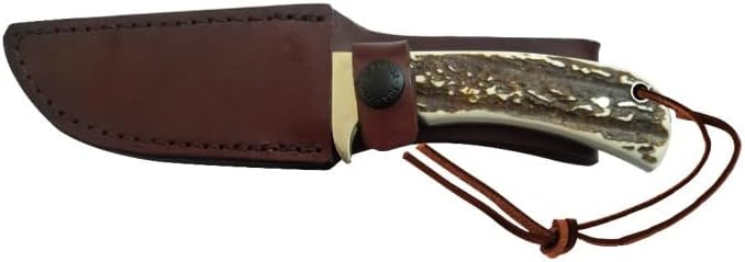 Uncle Henry Staglon Fixed Blade 4.25" Clip Point Plain Edge