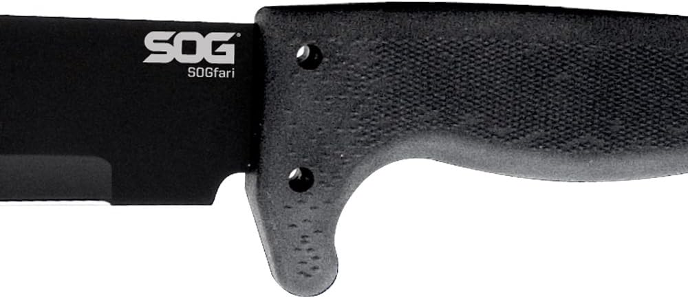 SOG SOGFari Machete 18" Drop Point Plain Edge with Serrated Spine