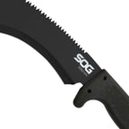 SOG SOGFari Kukri Machete 12" Kukri Plain Edge with Serrated Spine