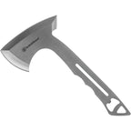 Smith & Wesson Bullseye Throwing Axe Stainless Steel Blade Stainless Steel Handle Pack of3Satin Stainless Steel