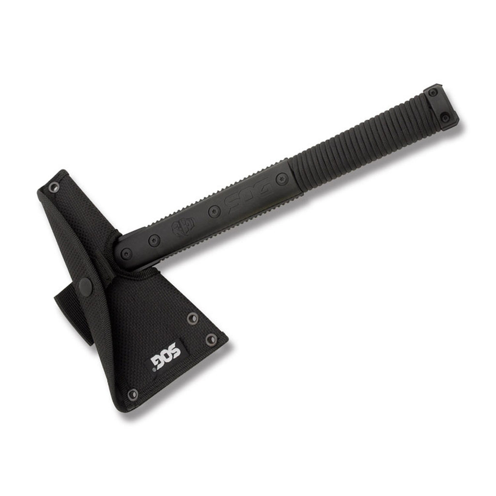 SOG SurvivalHawk Tomahawk 2CR Steel Blade Nylon Handle Black