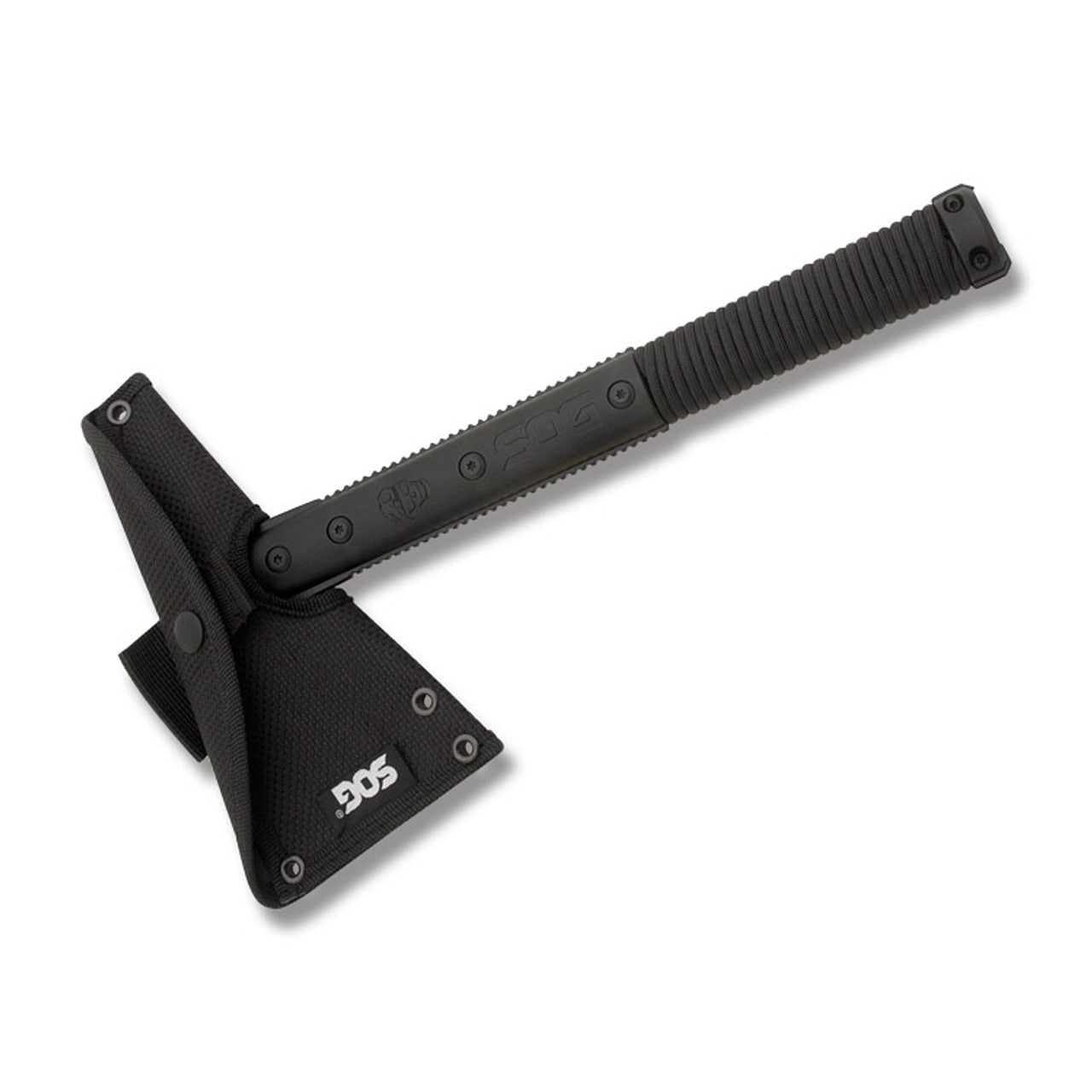 SOG SurvivalHawk Tomahawk 2CR Steel Blade Nylon Handle Black