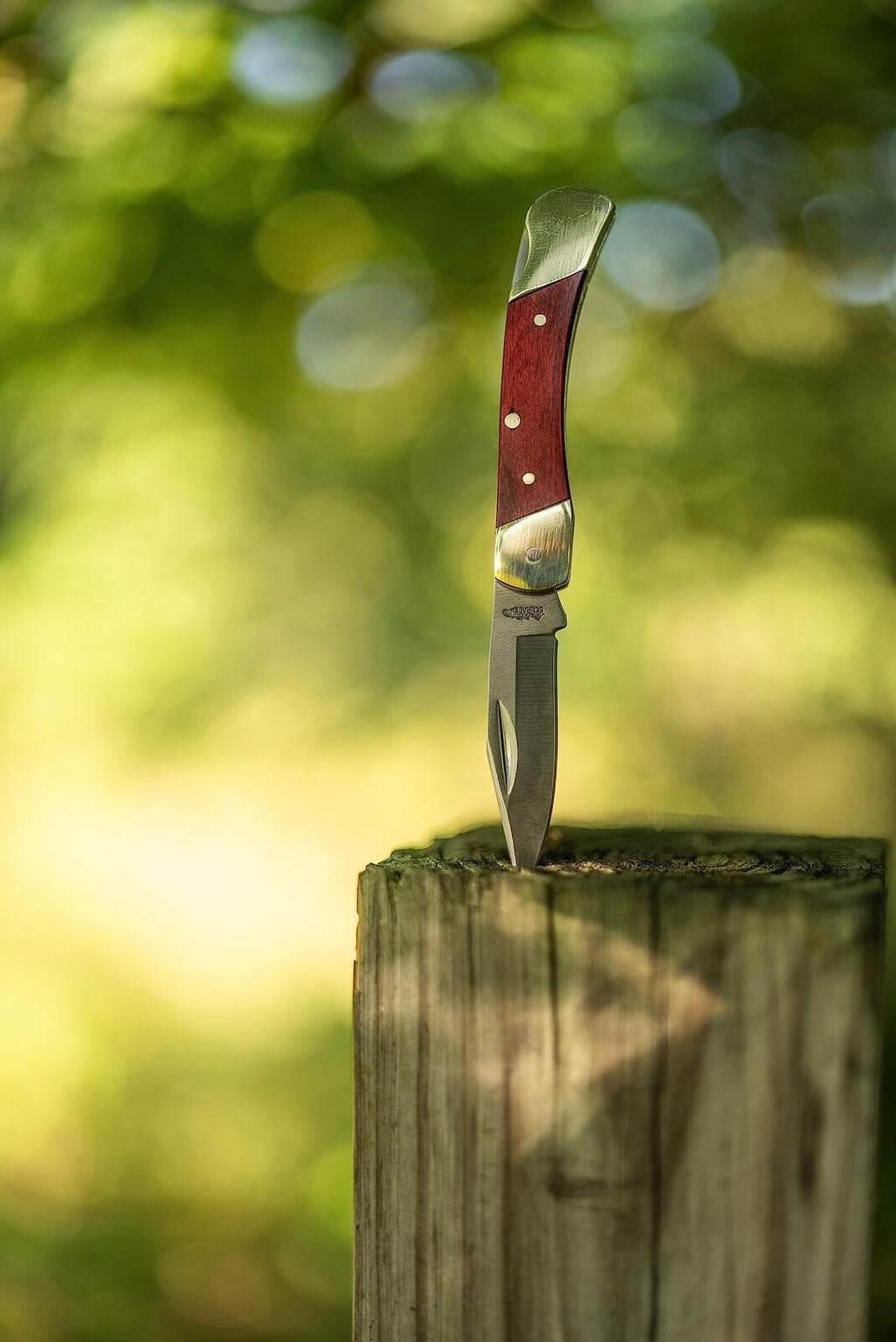 Uncle Henry Brown Bear Folding Knife 2.2" Clip Point