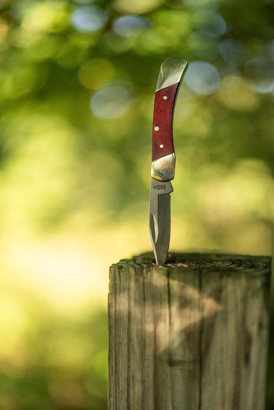 Uncle Henry Brown Bear Folding Knife 2.2" Clip Point